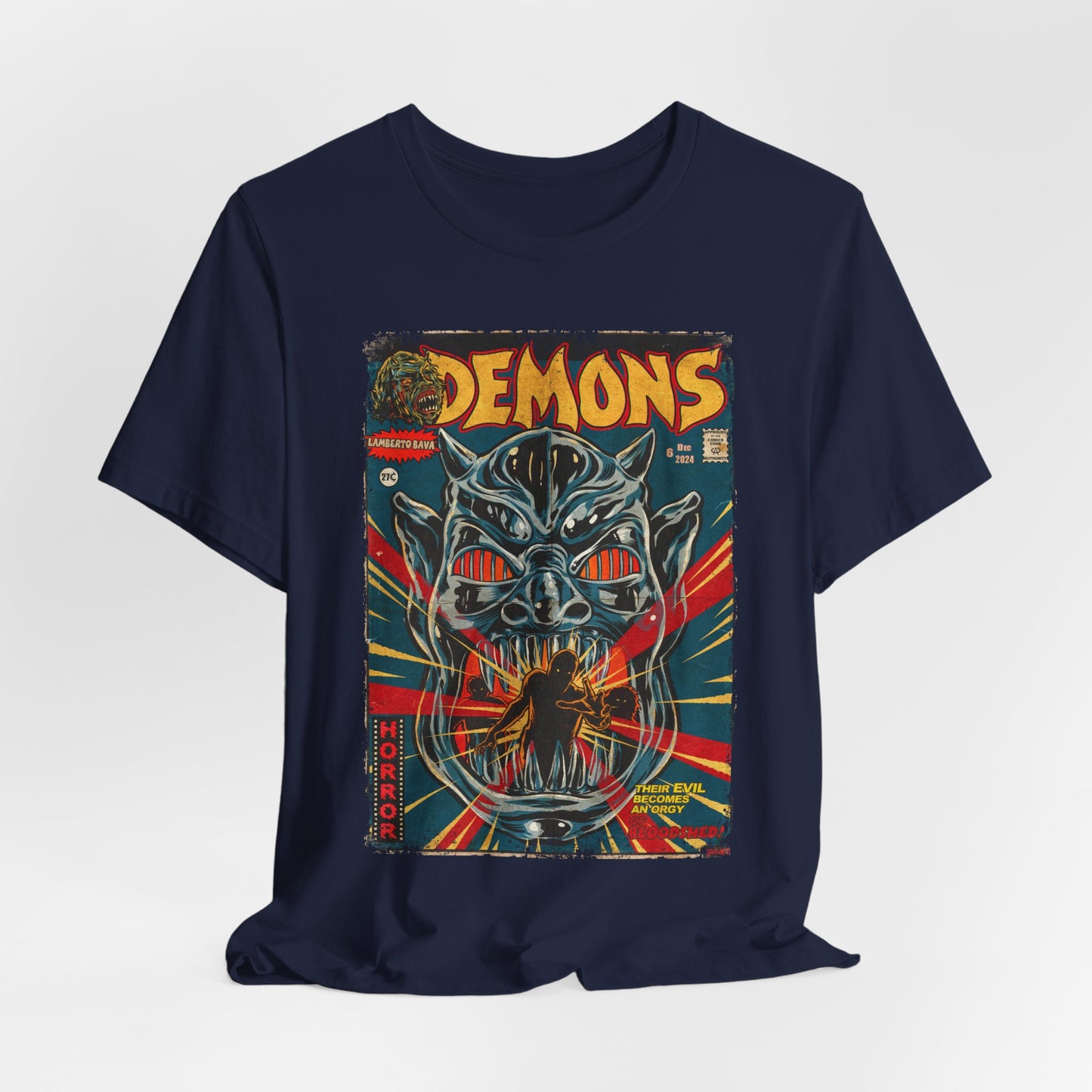 Demons Horror Movie | Unisex Graphic Short Sleeve Tee