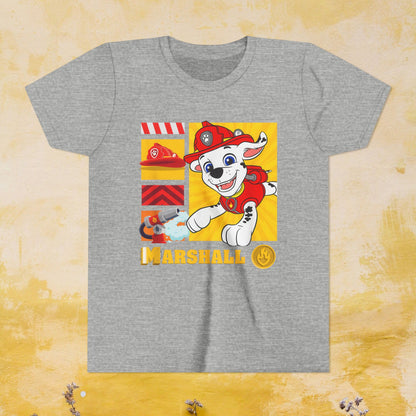 Marshall - Paw Patrol T-shirt - Animation TV Series Youth Short Sleeve Tee