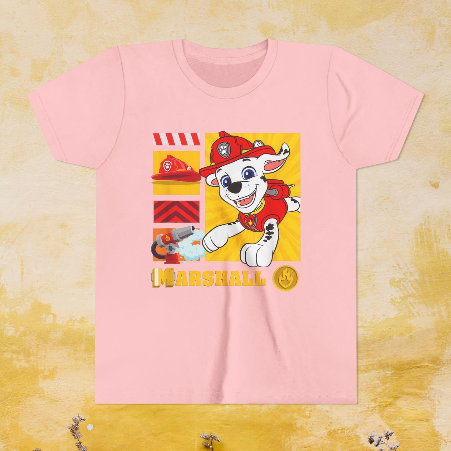 Marshall - Paw Patrol T-shirt - Animation TV Series Youth Short Sleeve Tee