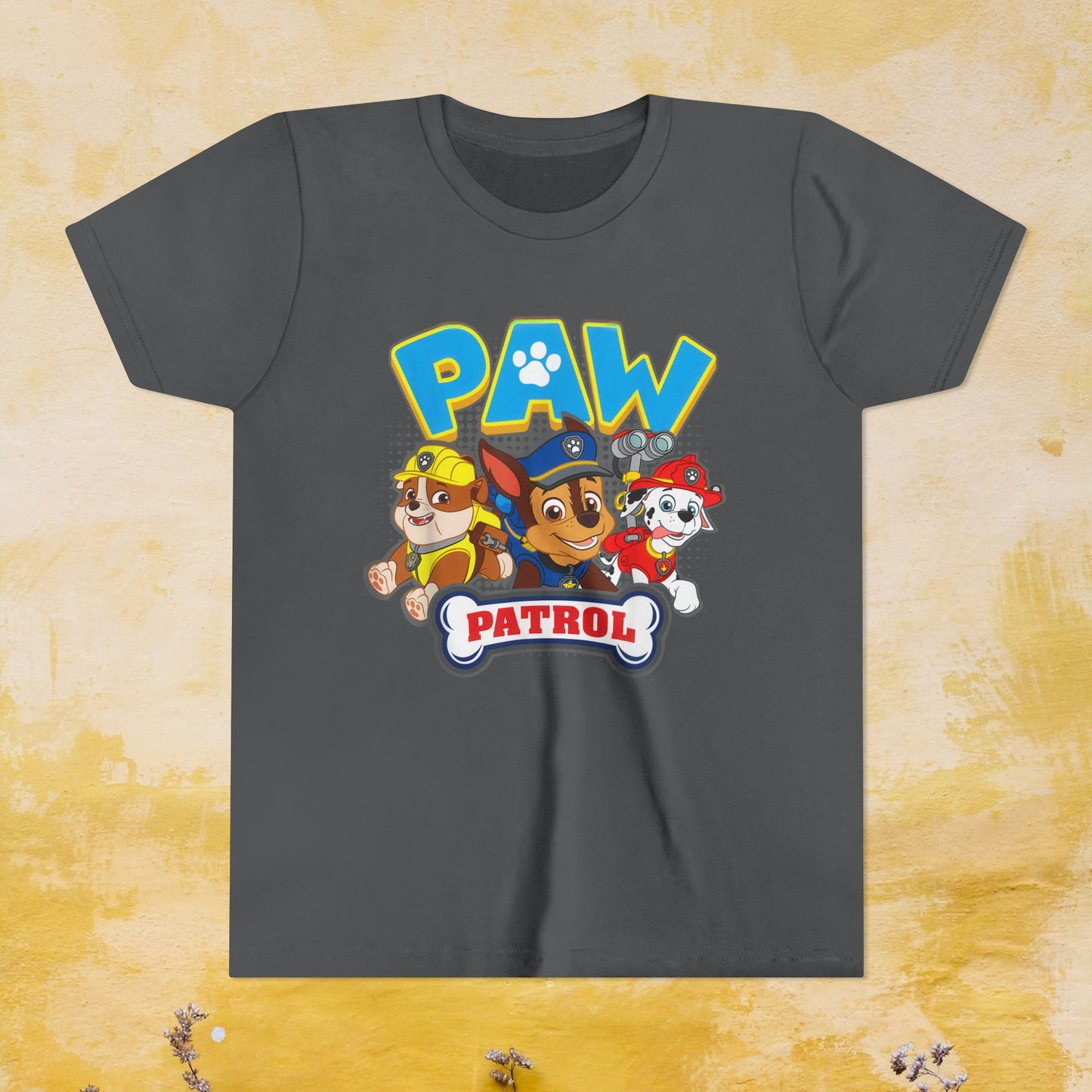 Paw Patrol T-shirt - Animation TV Series Youth Short Sleeve Tee