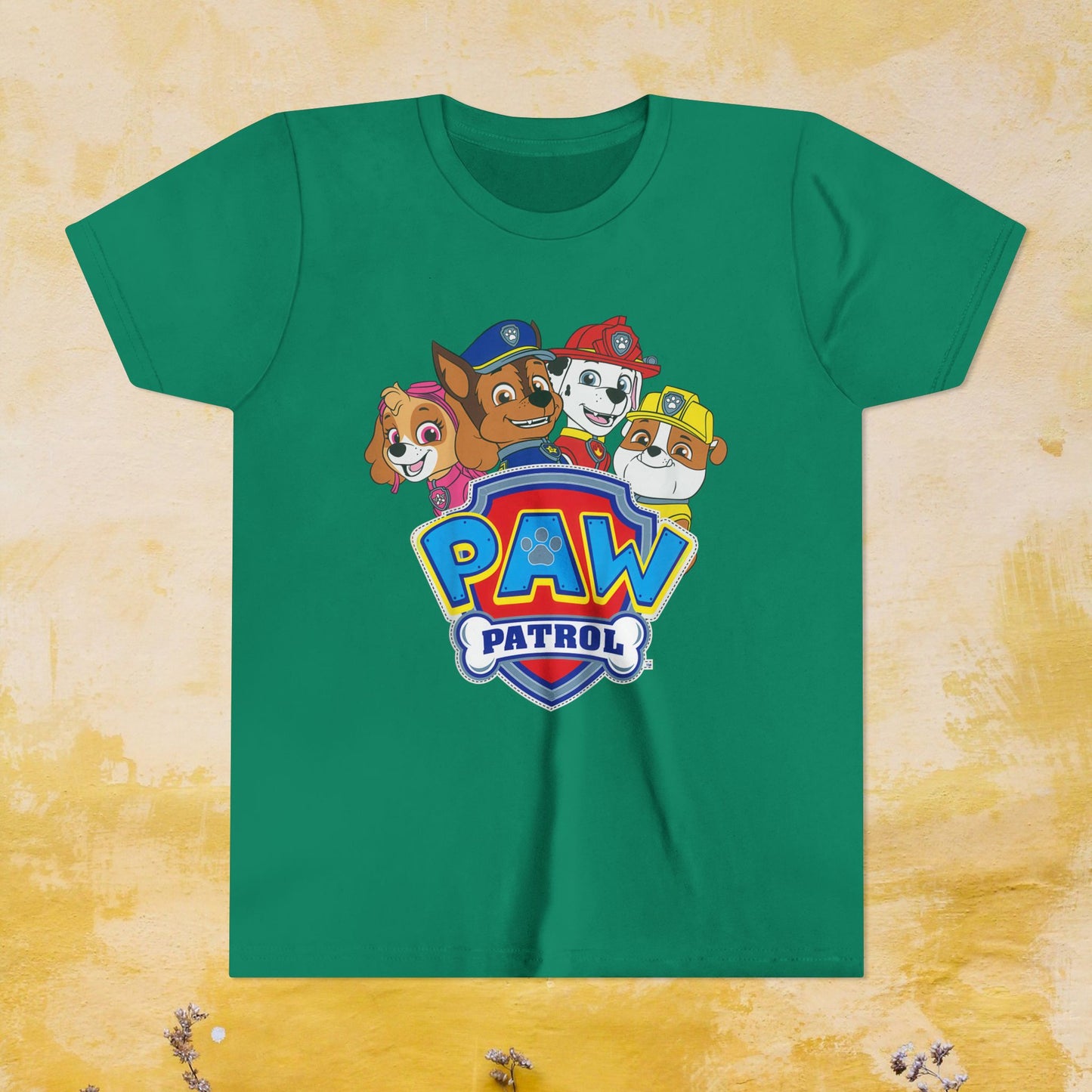 Paw Patrol T-shirt - Animation TV Series Youth Short Sleeve Tee
