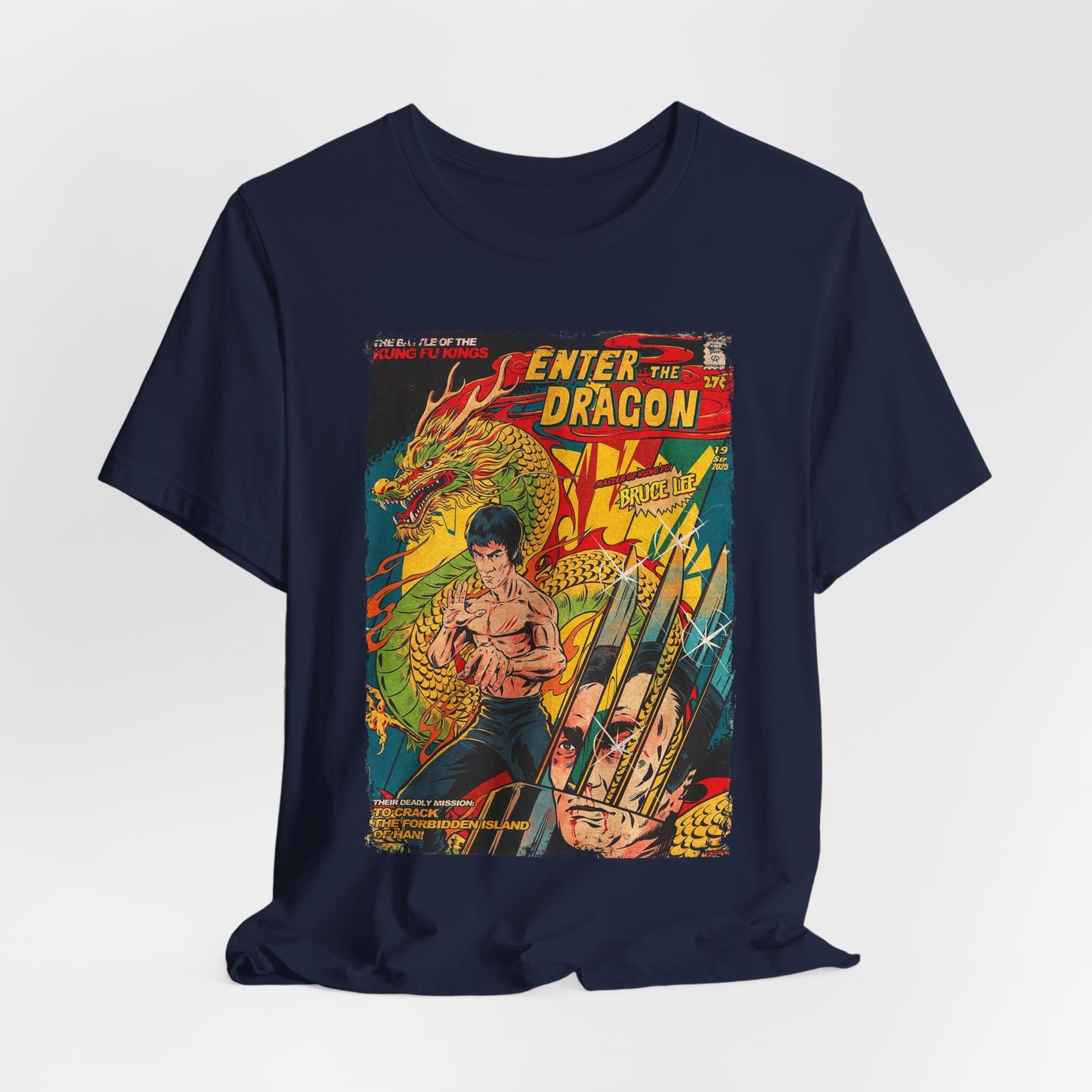 Enter The Dragon Action Movie | Unisex Graphic Short Sleeve Tee