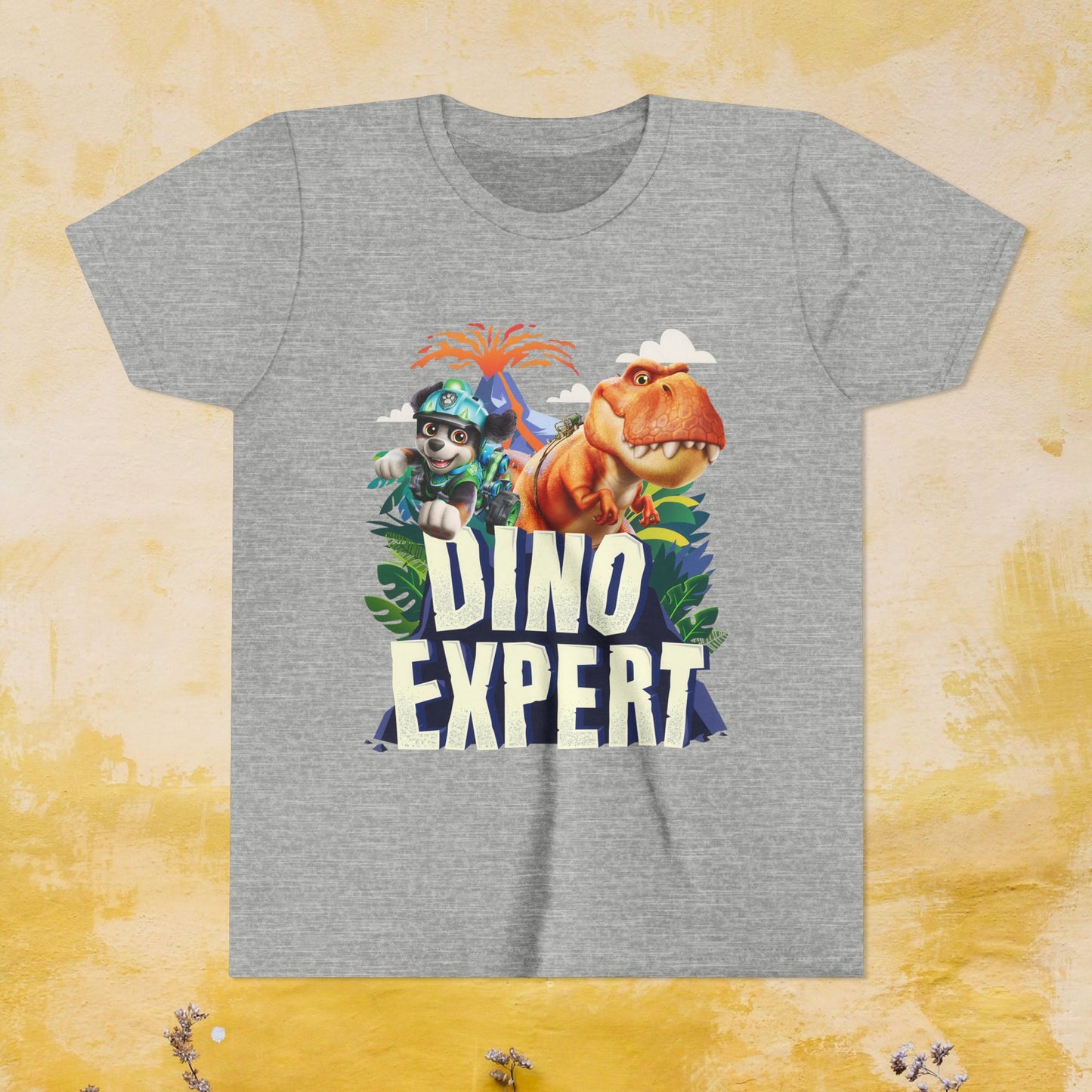 Dino Expert - Paw Patrol: The Dino Movie T-shirt - Animation TV Series Youth Short Sleeve Tee
