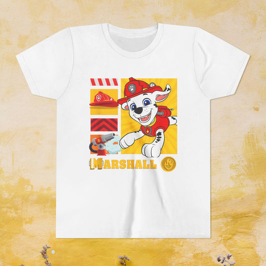 Marshall - Paw Patrol T-shirt - Animation TV Series Youth Short Sleeve Tee