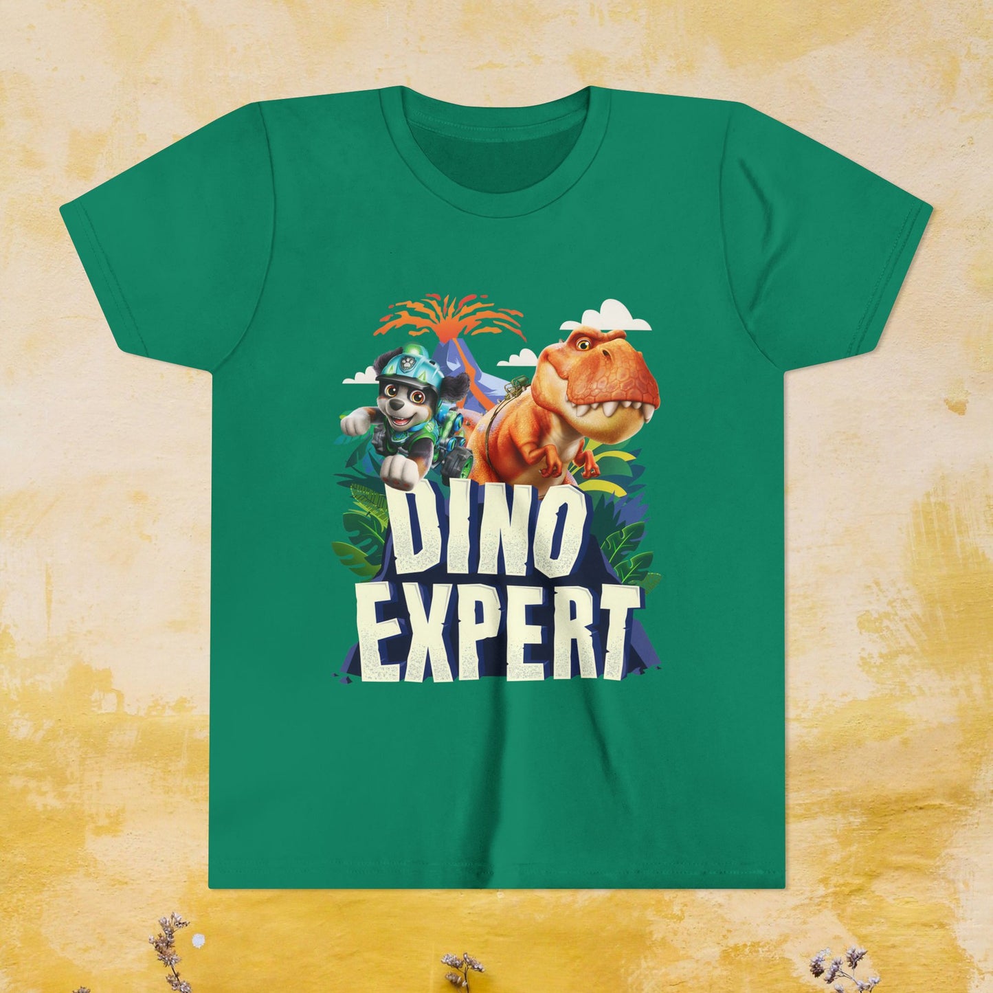 Dino Expert - Paw Patrol: The Dino Movie T-shirt - Animation TV Series Youth Short Sleeve Tee