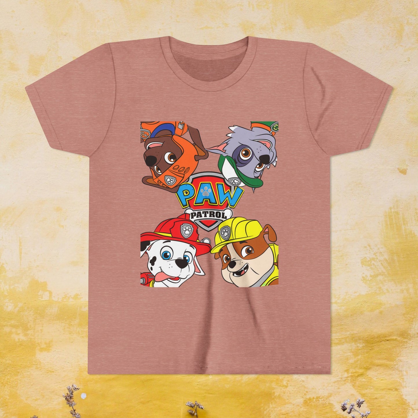 Paw Patrol T-shirt - Animation TV Series Youth Short Sleeve Tee