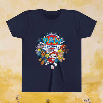 Paw Patrol T-shirt - Animation TV Series Youth Short Sleeve Tee