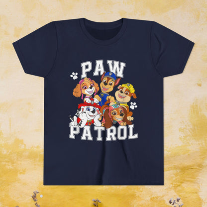 Paw Patrol T-shirt - Animation TV Series Youth Short Sleeve Tee