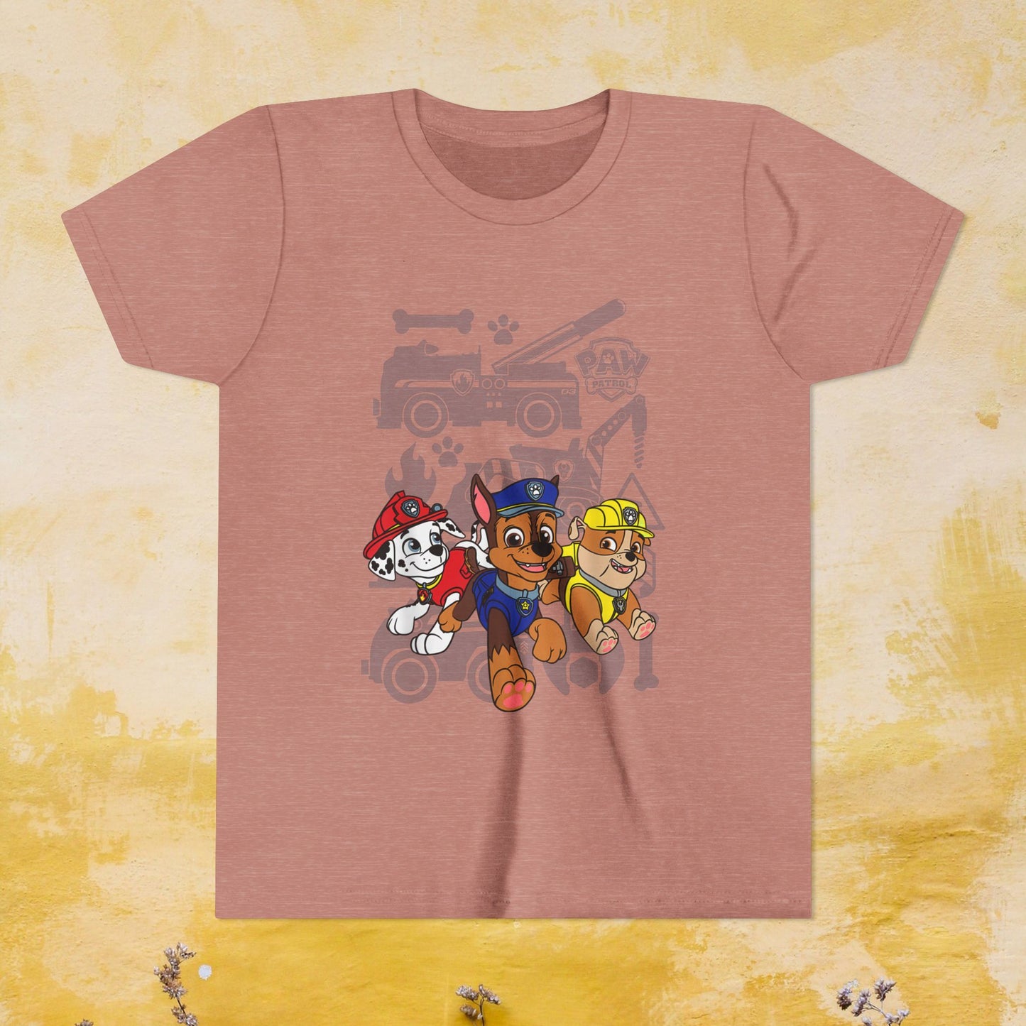Paw Patrol T-shirt - Animation TV Series Youth Short Sleeve Tee