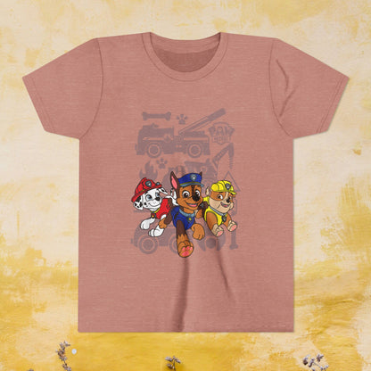 Paw Patrol T-shirt - Animation TV Series Youth Short Sleeve Tee