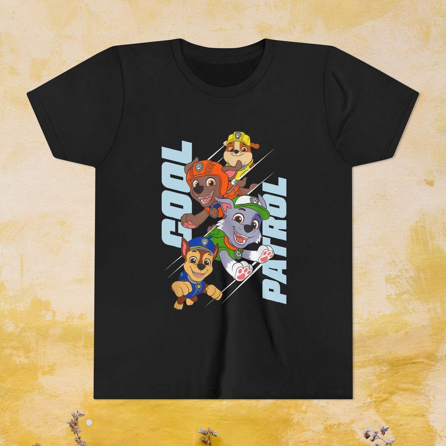 Cool Patrol - Paw Patrol T-shirt - Animation TV Series Youth Short Sleeve Tee